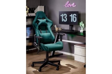 Gamingstol Warrior Grön/Svart - Grön/Svart - Möbler - Fåtölj & stolar - Gamingstol