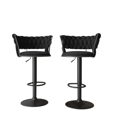 Garrick Barstol 76 cm 2-pack - Svart - Möbler - Fåtölj & stolar - Barstol & barpall