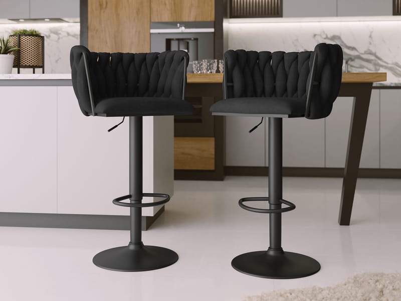 Garrick Barstol 85 cm 2-pack - Svart - Möbler - Fåtölj & stolar - Barstol & barpall