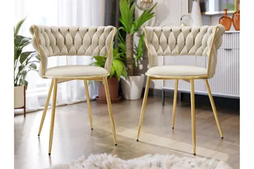 Garrick Karmstol - Beige - Möbler - Fåtölj & stolar - Matstol & köksstol