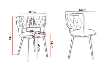 Garrick Karmstol - Beige - Möbler - Fåtölj & stolar - Matstol & köksstol