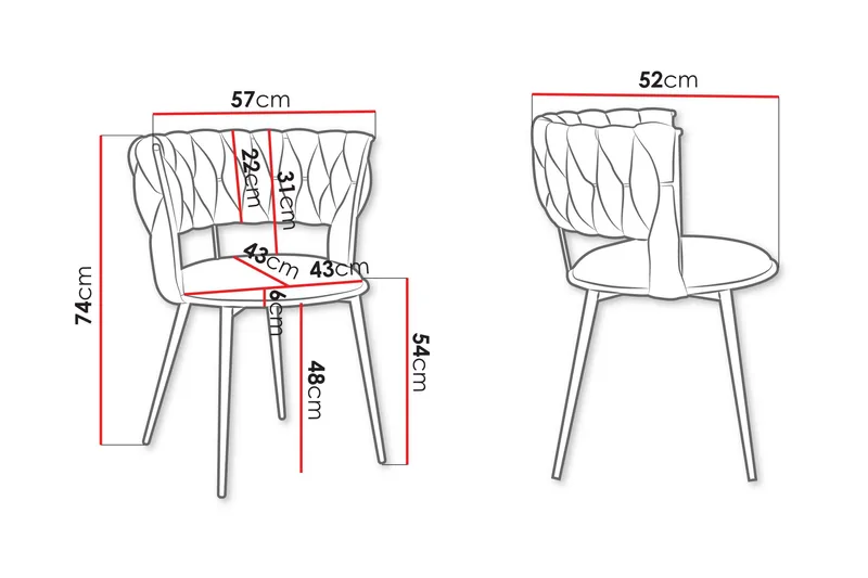 Garrick Karmstol - Beige - Möbler - Fåtölj & stolar - Matstol & köksstol