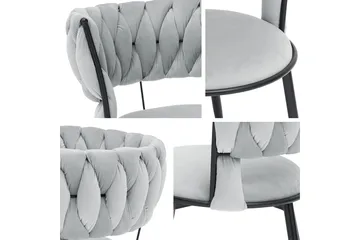 Garrick Karmstol - Grå - Möbler - Fåtölj & stolar - Matstol & köksstol