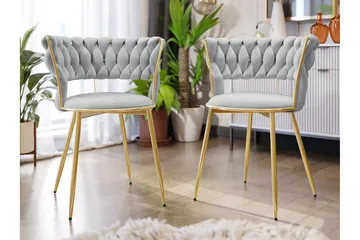 Garrick Karmstol - Grå - Möbler - Fåtölj & stolar - Matstol & köksstol