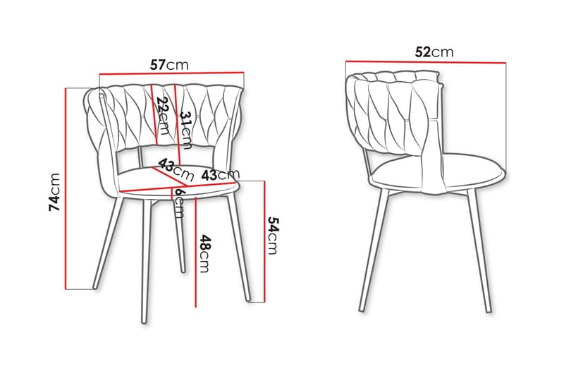 Garrick Karmstol - Grå - Möbler - Fåtölj & stolar - Matstol & köksstol