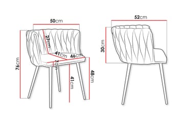 Garrick Karmstol - Svart - Möbler - Fåtölj & stolar - Matstol & köksstol