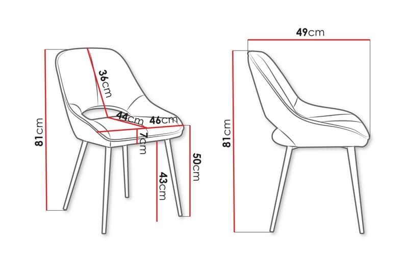 Garrick Matstol - Svart - Möbler - Fåtölj & stolar - Matstol & köksstol