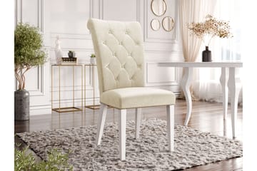 Garvin Matstol - Beige/Vit - Möbler - Fåtölj & stolar - Matstol & köksstol