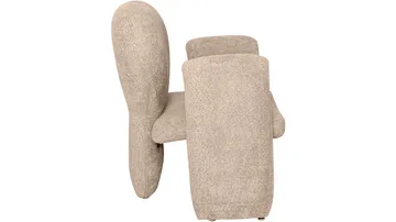 Geneve Modern Fåtölj i Boucle - Sandbeige - Möbler - Fåtölj & stolar - Fåtölj