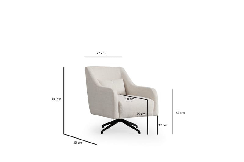 Gio Fåtölj - Vit - Möbler - Fåtölj & stolar - Fåtölj