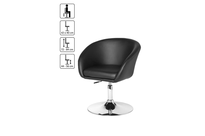 Goldi Sittpall - Antracit - Möbler - Fåtölj & stolar - Barstol & barpall