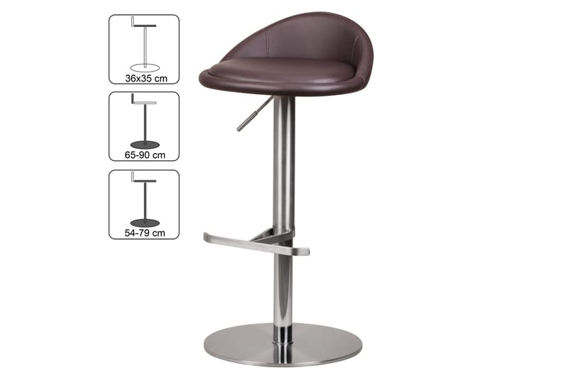 Golfi Barstol 90 cm - Brun - Möbler - Fåtölj & stolar - Barstol & barpall