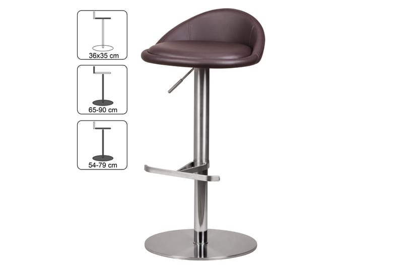 Golfi Barstol 90 cm - Brun - Möbler - Fåtölj & stolar - Barstol & barpall