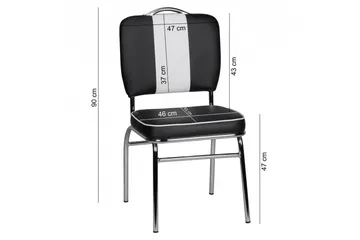 Gomti Sittpall - Svart/Vit - Möbler - Fåtölj & stolar - Matstol & köksstol