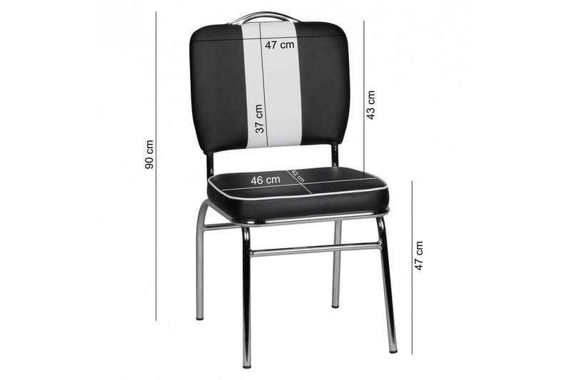 Gomti Sittpall - Svart/Vit - Möbler - Fåtölj & stolar - Matstol & köksstol