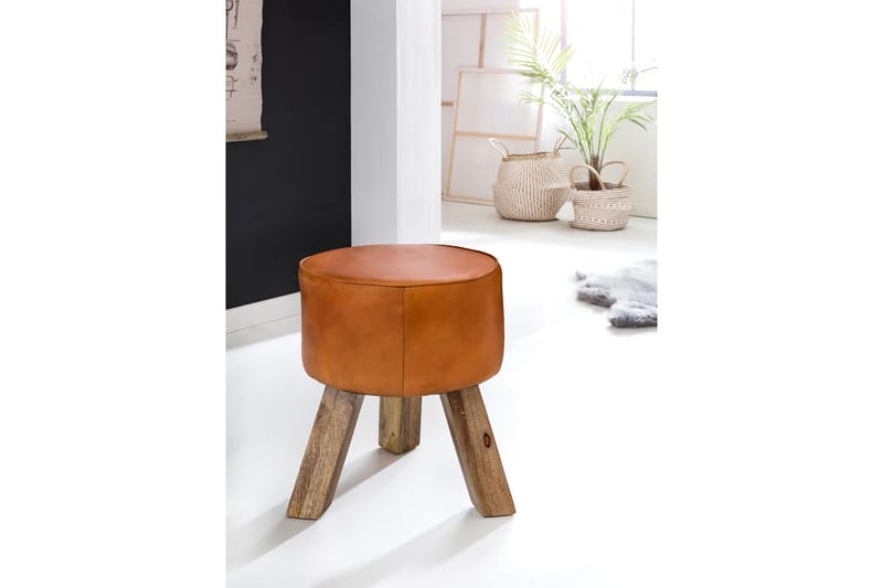 Gopi Sittpall - Brun - Möbler - Fåtölj & stolar - Pall & puff
