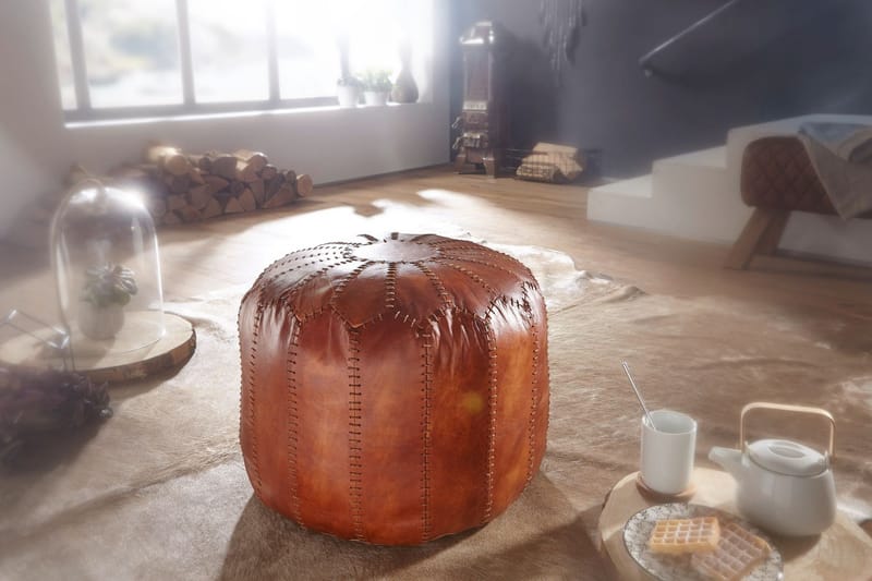 Gotam Sittpall - Brun - Möbler - Fåtölj & stolar - Pall & puff - Sittpuff