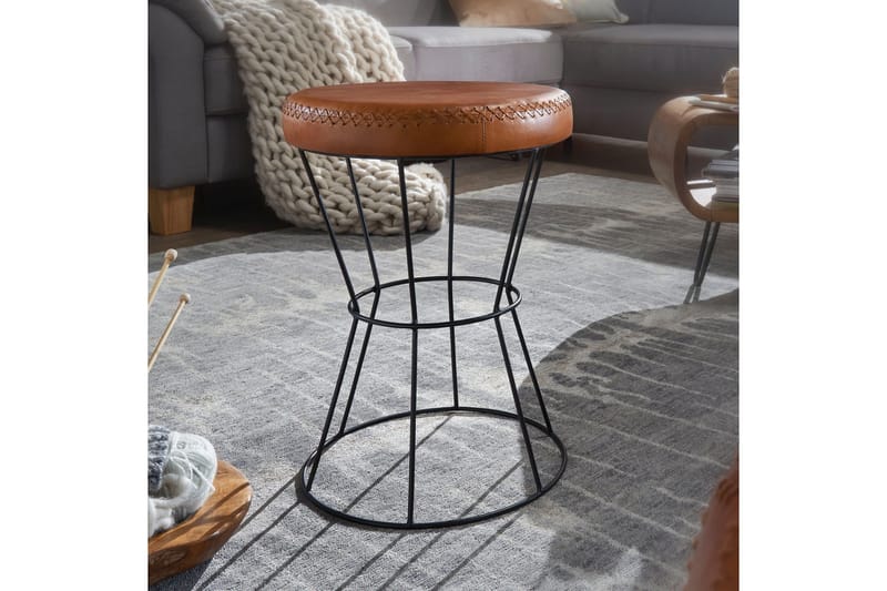 Gotiya Sittpall - Brun - Möbler - Fåtölj & stolar - Pall & puff