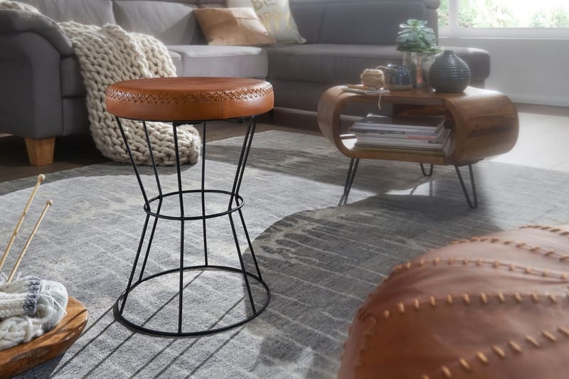 Gotiya Sittpall - Brun - Möbler - Fåtölj & stolar - Pall & puff