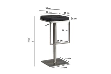 Goyel Barstol 91 cm - Silver - Möbler - Fåtölj & stolar - Barstol & barpall