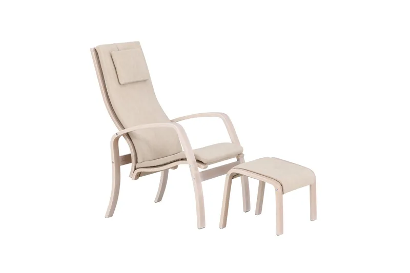 Grötö Fåtölj i Tyg - Ljusbeige - Möbler - Fåtölj & stolar - Fåtölj