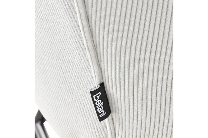 Gungfåtölj Arset Vit/svart/ljust trä - Vit/svart/ljust trä - Möbler - Fåtölj & stolar - Fåtölj