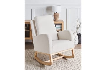 Gungstol Alsta - Vit, brun - Möbler - Fåtölj & stolar - Fåtölj