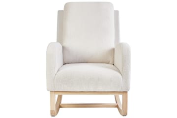 Gungstol Alsta - Vit, brun - Möbler - Fåtölj & stolar - Fåtölj