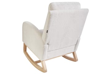 Gungstol Alsta - Vit, brun - Möbler - Fåtölj & stolar - Fåtölj