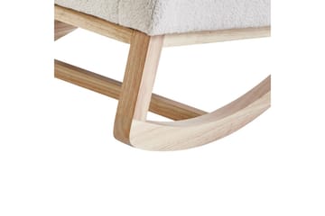 Gungstol Alsta - Vit, brun - Möbler - Fåtölj & stolar - Fåtölj