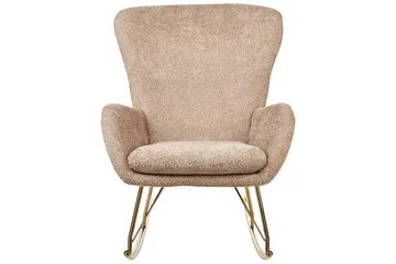 Gungstol Anaset - Beige, guld - Möbler - Fåtölj & stolar - Fåtölj