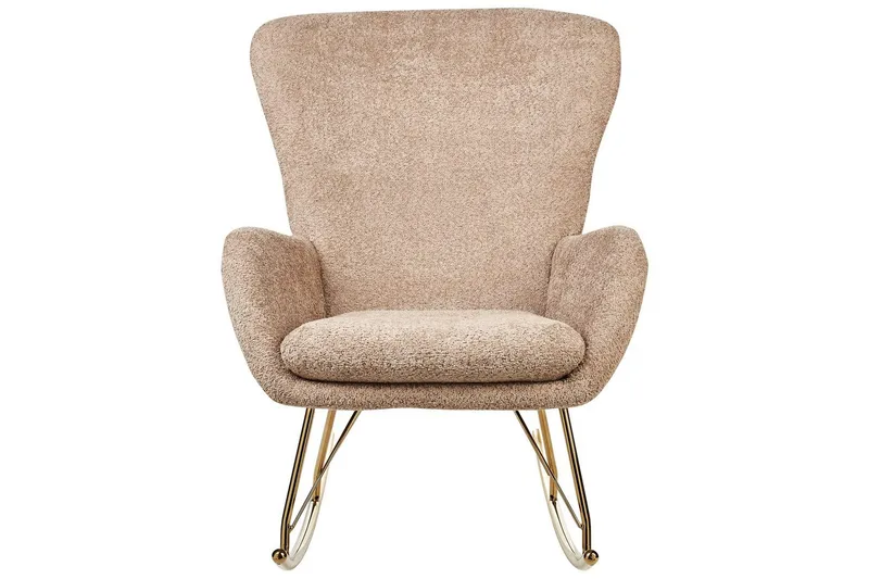 Gungstol Anaset - Beige, guld - Möbler - Fåtölj & stolar - Fåtölj
