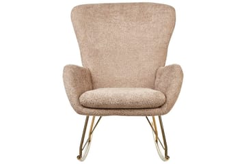 Gungstol Anaset - Beige, guld - Möbler - Fåtölj & stolar - Fåtölj