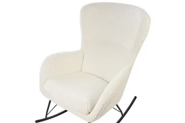 Gungstol Anaset - Krämvit, Svart - Möbler - Fåtölj & stolar - Fåtölj