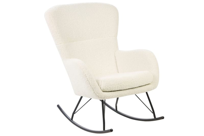 Gungstol Anaset - Krämvit, Svart - Möbler - Fåtölj & stolar - Fåtölj