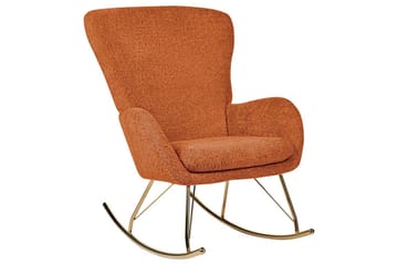 Gungstol Anaset - Orange, guld - Möbler - Fåtölj & stolar - Fåtölj