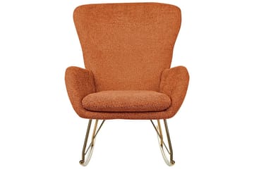 Gungstol Anaset - Orange, guld - Möbler - Fåtölj & stolar - Fåtölj