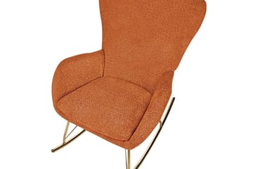 Gungstol Anaset - Orange/guld - Möbler - Fåtölj & stolar - Fåtölj
