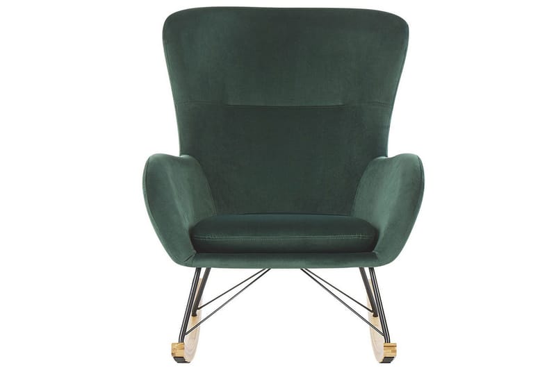 Gungstol Ellan - Grönt, svart, ljust trä - Möbler - Fåtölj & stolar - Fåtölj