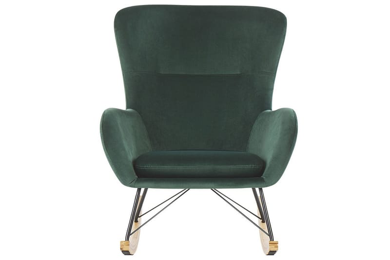 Gungstol Ellan - Grönt, svart, ljust trä - Möbler - Fåtölj & stolar - Fåtölj