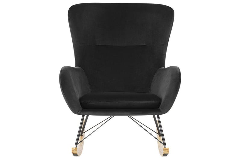 Gungstol Ellan - Svart, ljust trä - Möbler - Fåtölj & stolar - Fåtölj