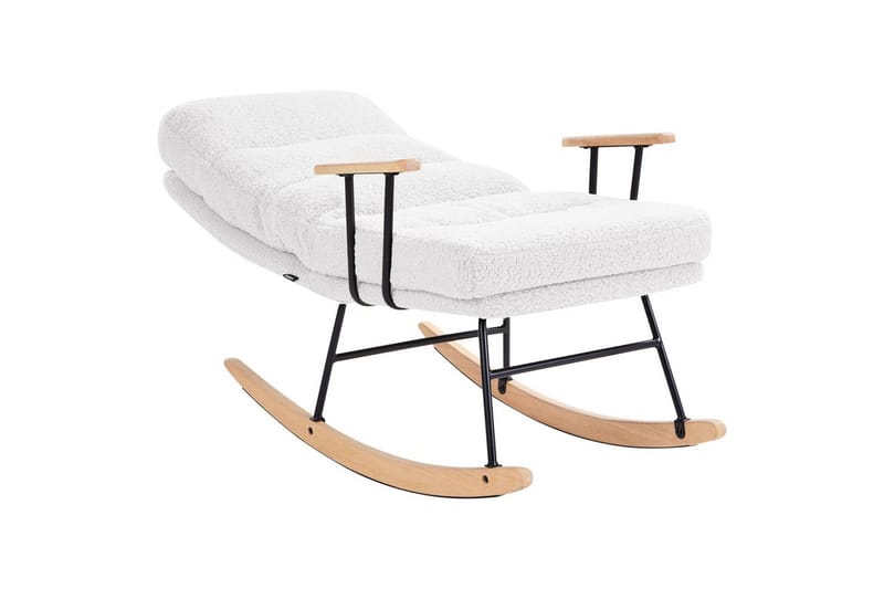 Gungstol Eskelin - Vit, svart, brun - Möbler - Fåtölj & stolar - Fåtölj