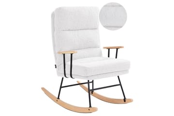 Gungstol Eskelin - Vit, svart, brun - Möbler - Fåtölj & stolar - Fåtölj