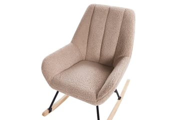 Gungstol Kinno - Beige, svart, brun - Möbler - Fåtölj & stolar - Fåtölj