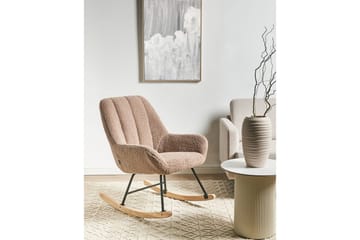 Gungstol Kinno - Beige, svart, brun - Möbler - Fåtölj & stolar - Fåtölj