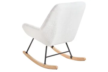 Gungstol Kinno - Vit, svart, brun - Möbler - Fåtölj & stolar - Fåtölj