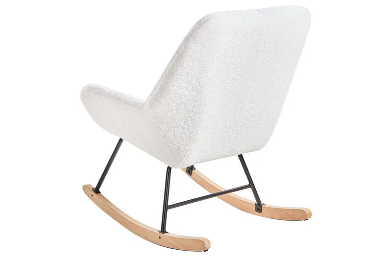 Gungstol Kinno - Vit, svart, brun - Möbler - Fåtölj & stolar - Fåtölj
