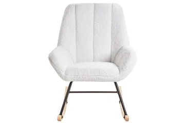 Gungstol Kinno - Vit, svart, brun - Möbler - Fåtölj & stolar - Fåtölj