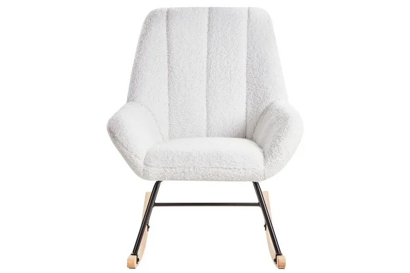 Gungstol Kinno - Vit, svart, brun - Möbler - Fåtölj & stolar - Fåtölj