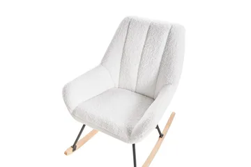 Gungstol Kinno - Vit, svart, brun - Möbler - Fåtölj & stolar - Fåtölj